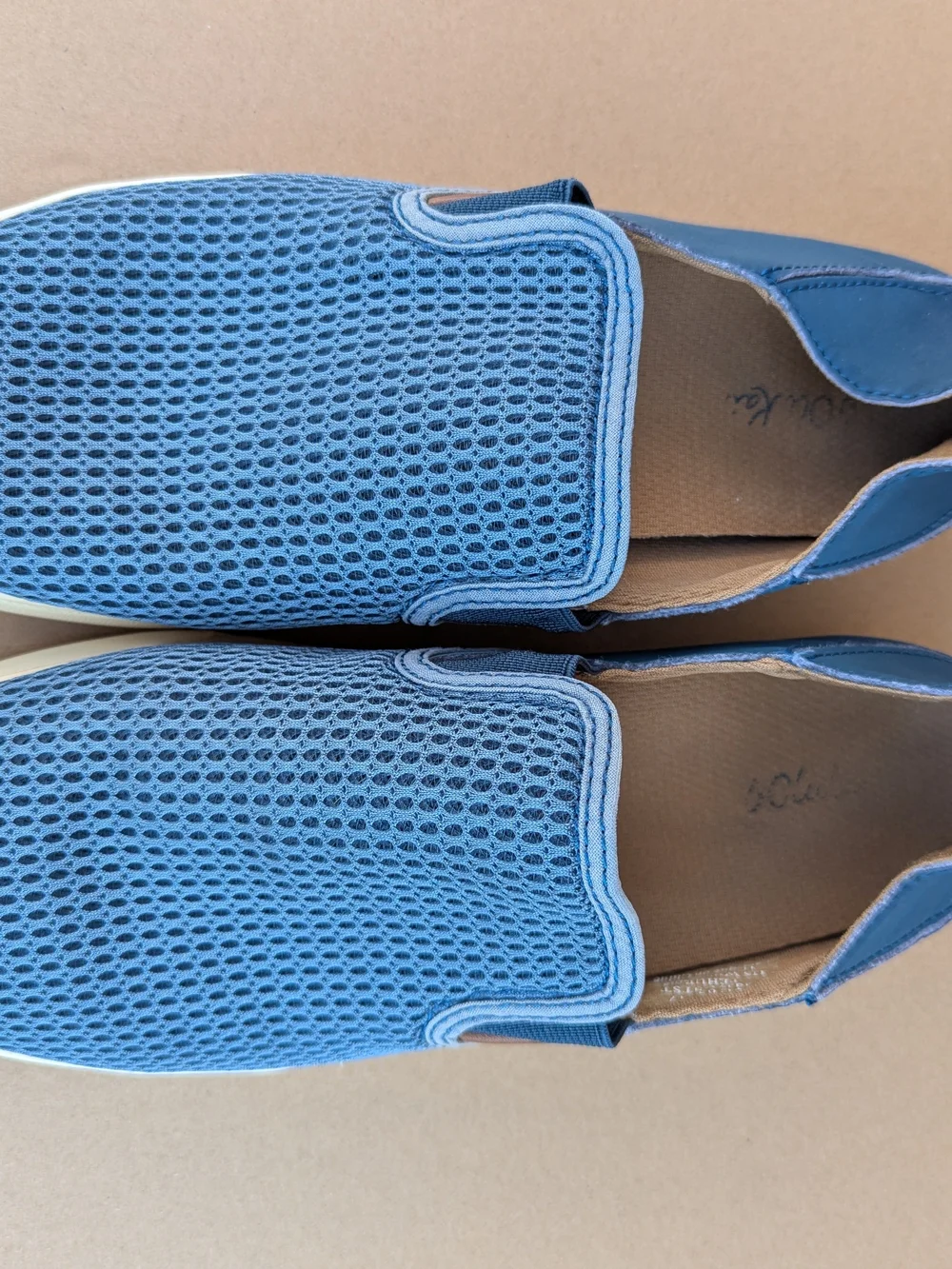 Olukai Pehuea Women's Slip On Sneakers Comfort Shoes 10W Navy Blue Breathable